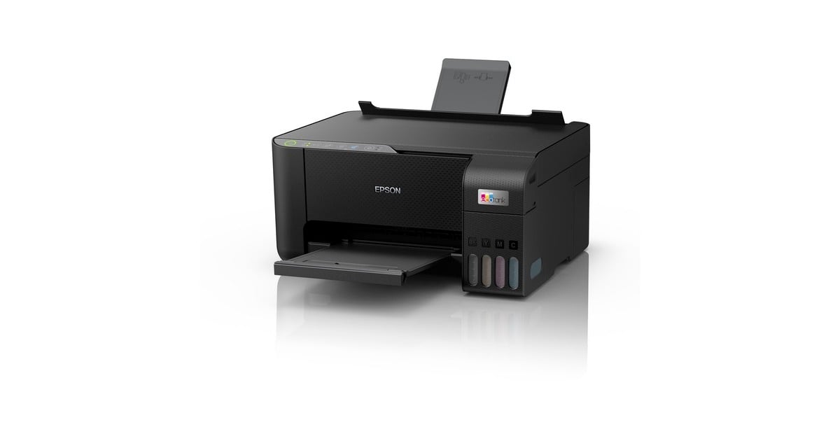 EpsonEcoTank ET-2860 A4 multifunctionele Wi-Fi-printer met inkttank all-in-one inkjetprinter  (Zwart, Scannen, Kopiëren, inclusief tot 3 jaar inkt)