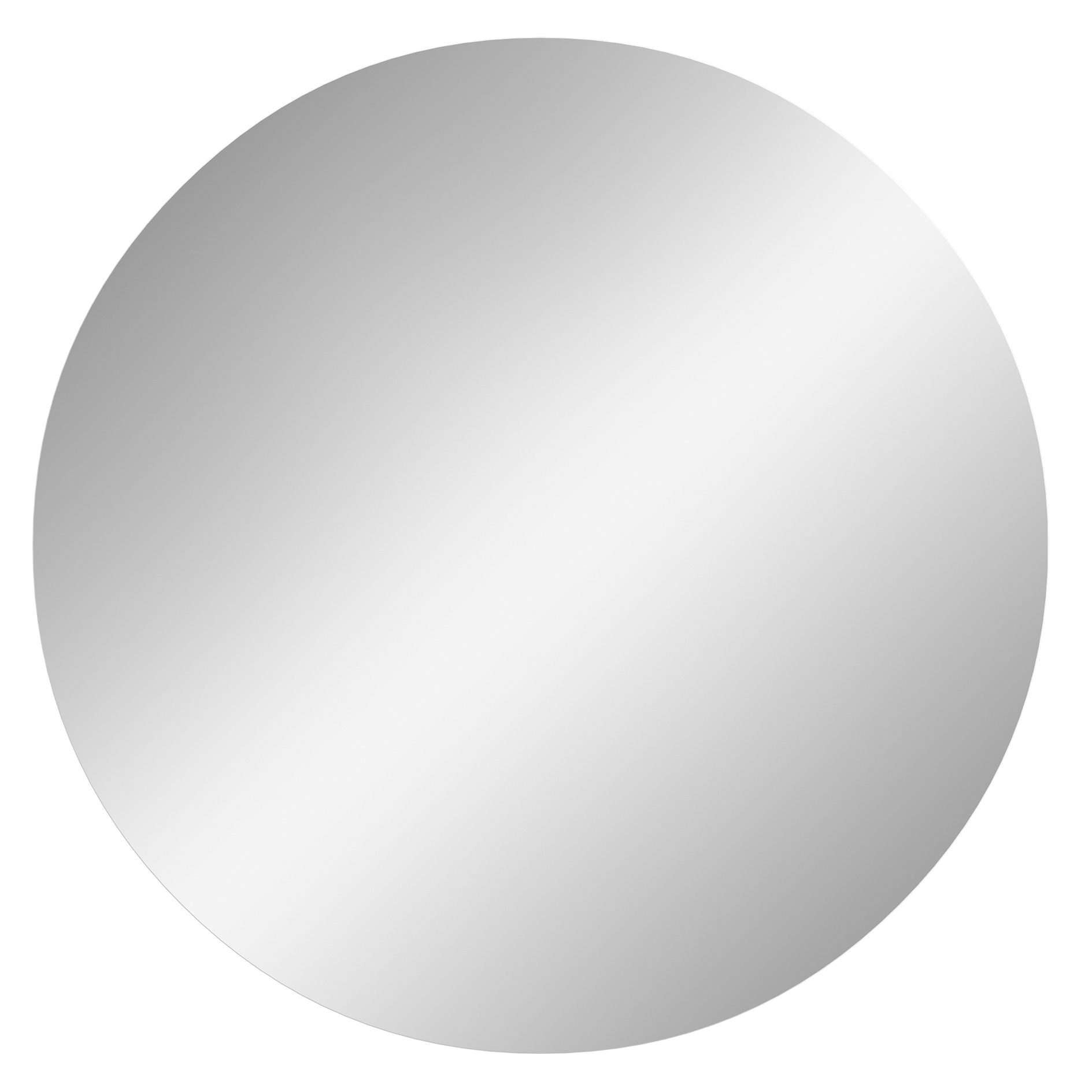 Spiegelschrank RIFF - weiß - Ø 70 cm