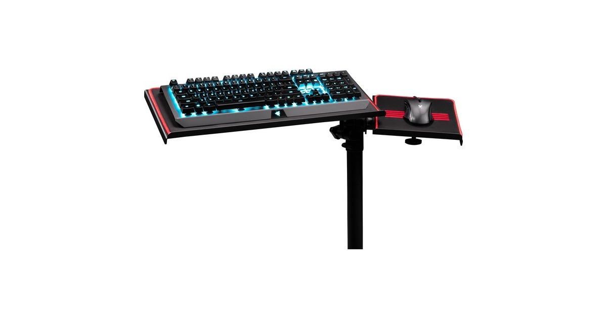 Next Level RacingFree Standing Keyboard and Mouse Stand bevestiging  (Zwart)