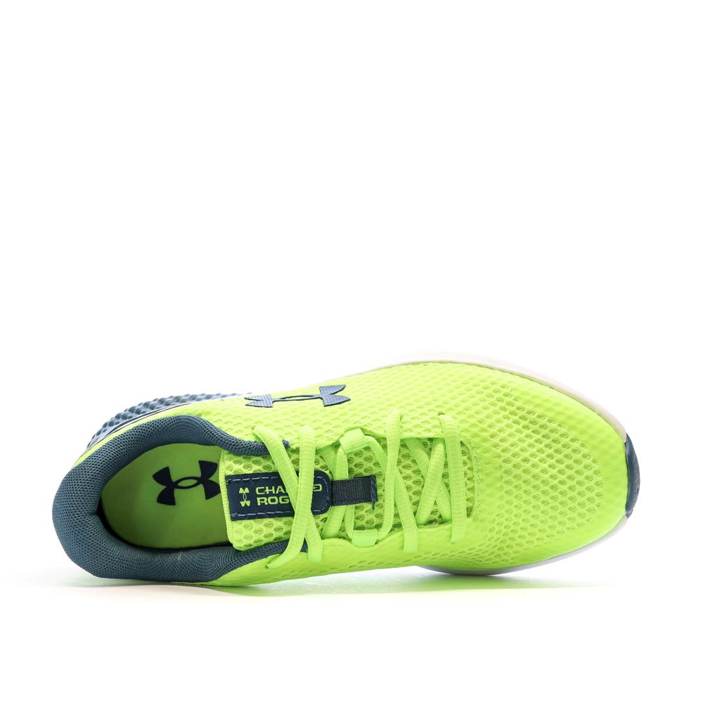 Under Armour Chaussures de Running Jaune Fluo Femme Under Armour Charged Rogue 3