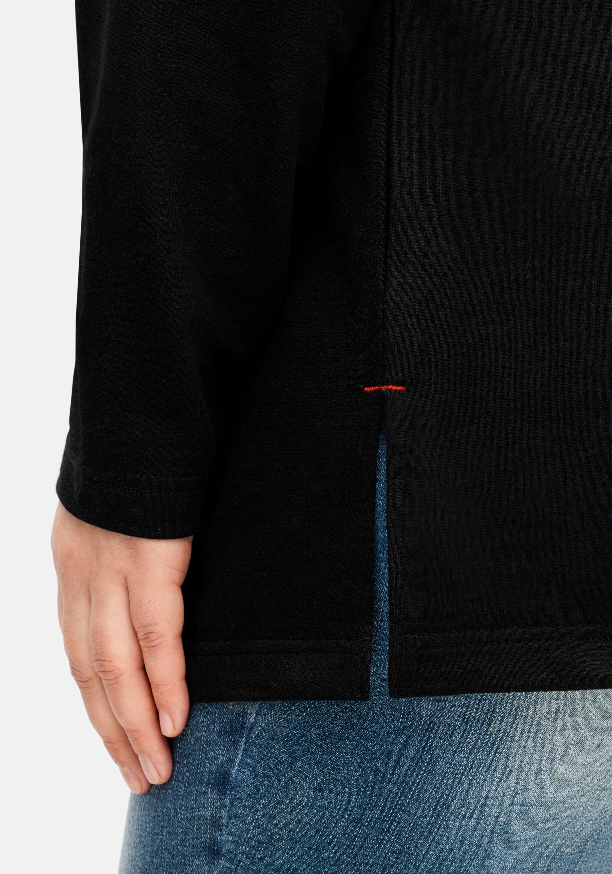 Sweatshirt mit Wording-Stickerei, leichte Qualität