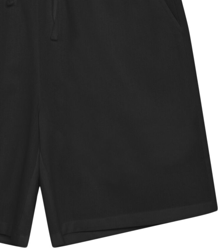 Grunt Ole Linen shorts Black