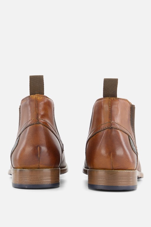 Bugatti Licio Eco Chelsea boots cognac Leer