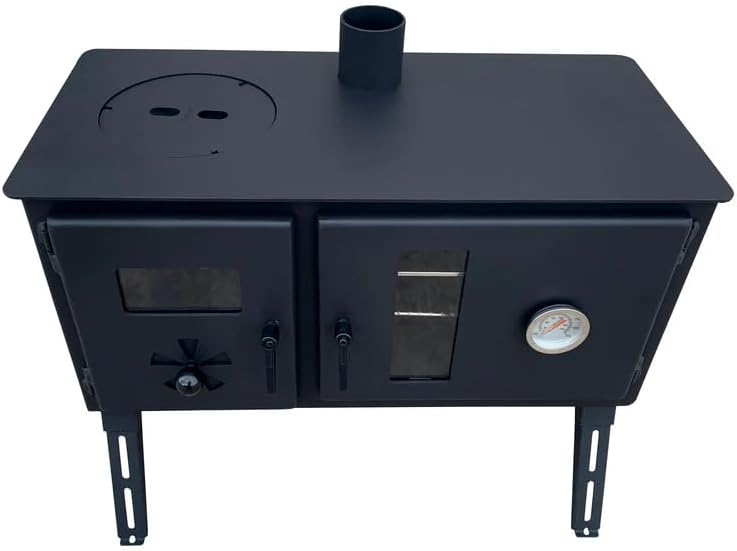 Firebox Eco Burn Range Ofen, tragbarer Holzofen, 3,5 kW, 20,5 kg – Robens Tipi Kit