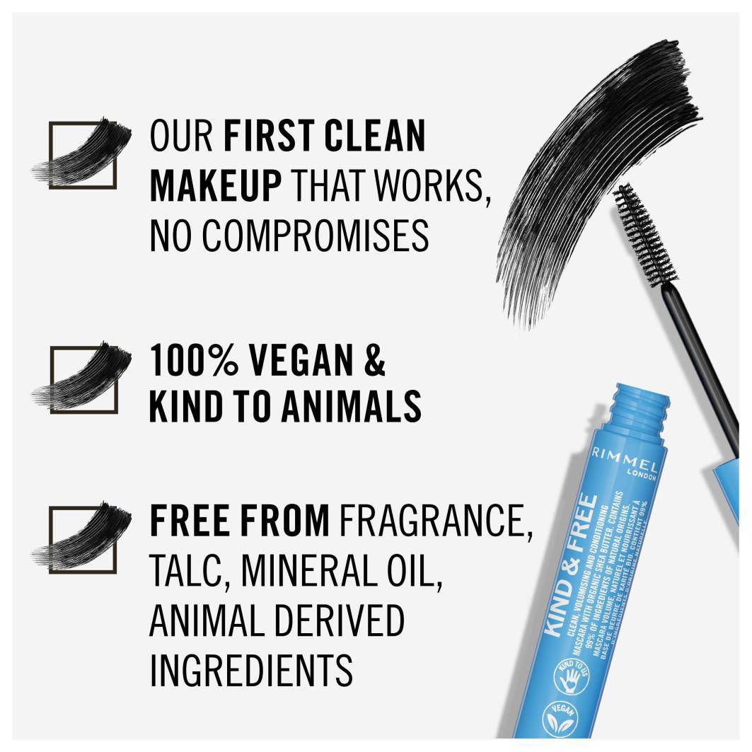 Rimmel London Kind & Free  mascara - 001 Black