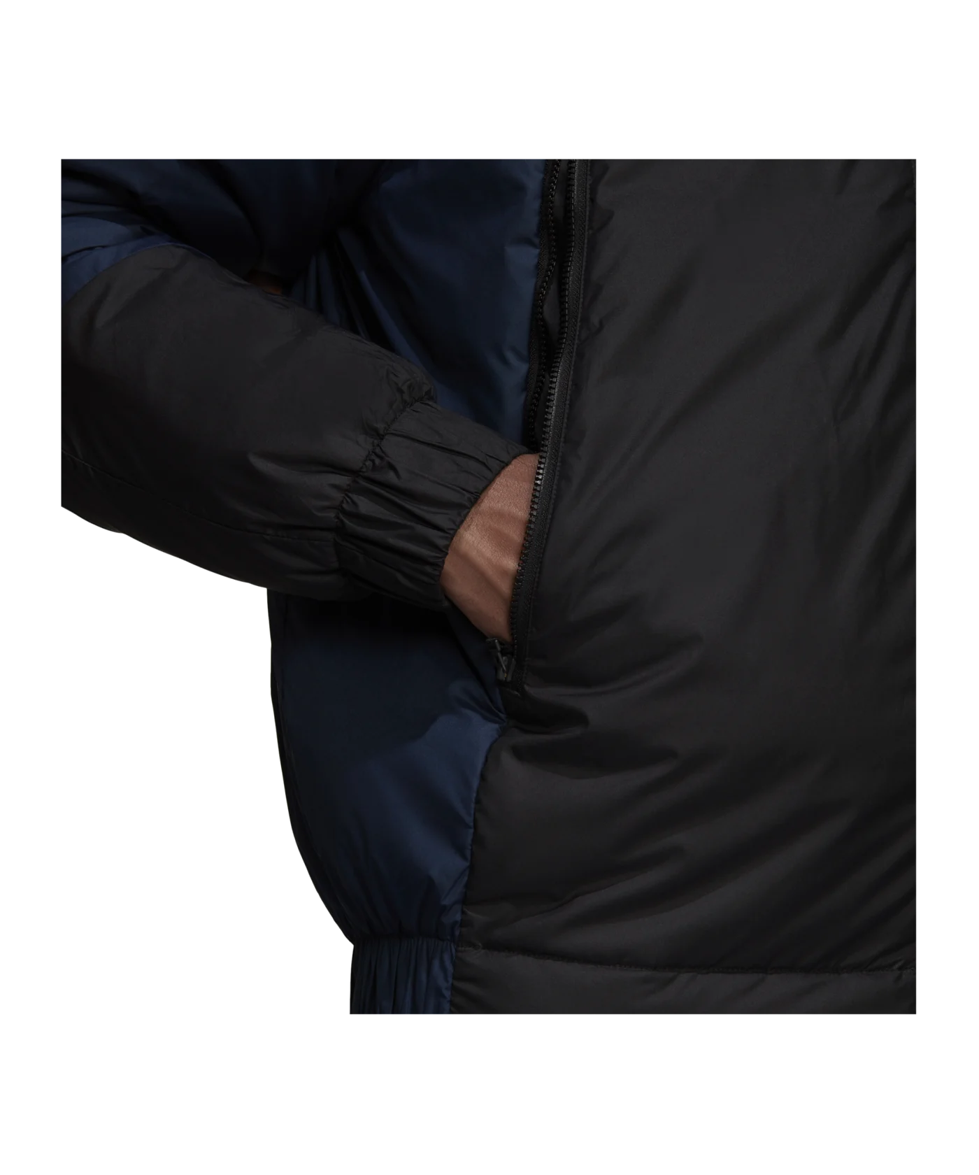 adidas 11.11 Daunenjacke Schwarz Blau