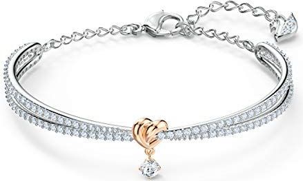 Swarovski - Lifelong Heart - Armband - Wit - Gemengde Metaalafwerking