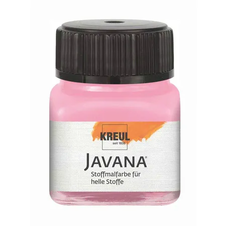 Javana Stoffmalfarbe für helle Stoffe, 20 ml Glas in rosa