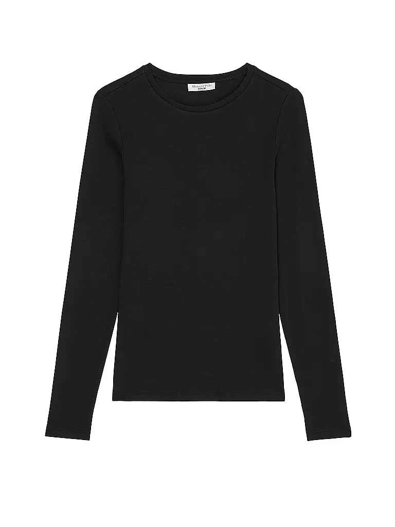 MARC O' POLO DENIM Langarmshirt  schwarz