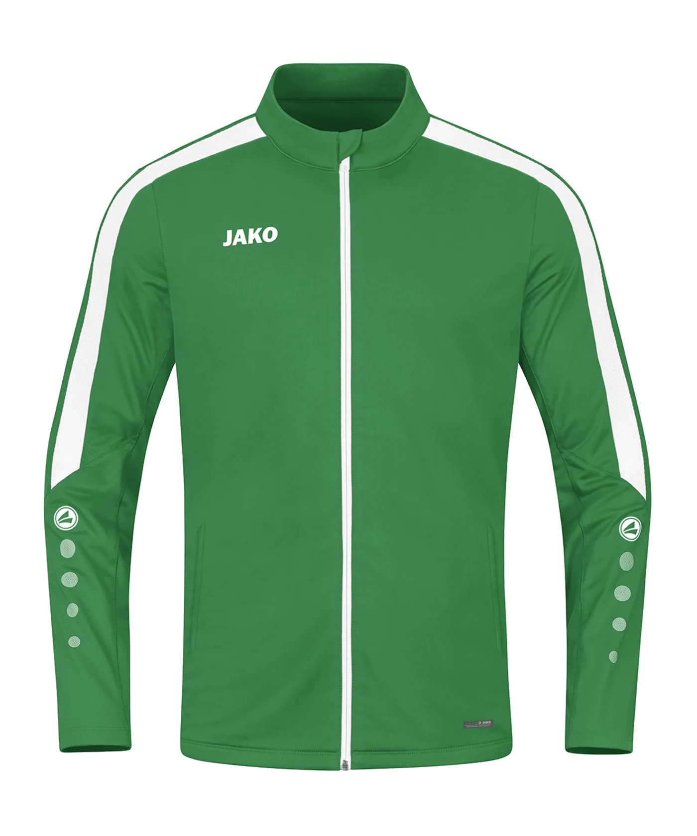 JAKO Power Polyesterjacke Damen Grün Weiss F200
