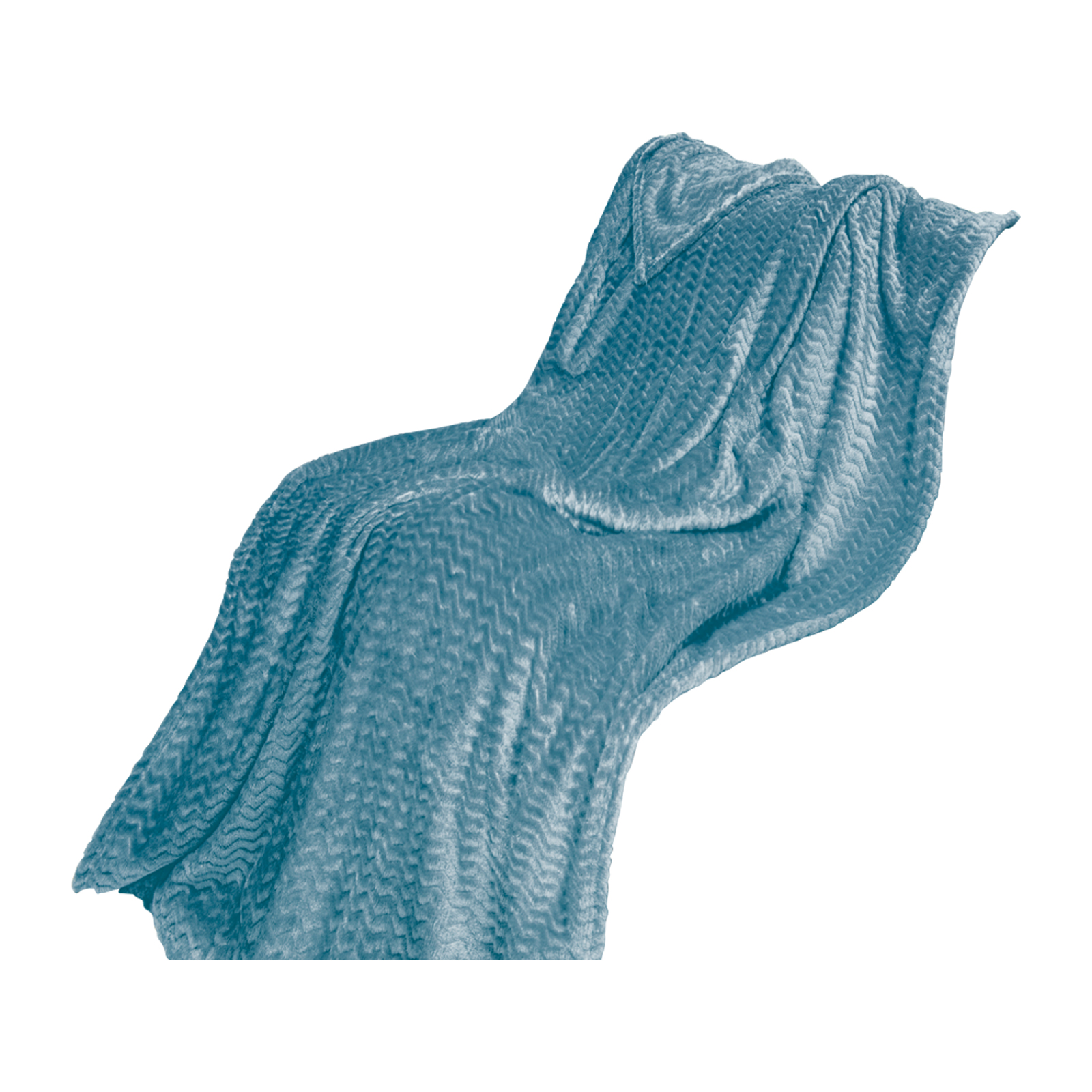 Flanell-Wohndecke - sortiert - Jacquard - 140x200 cm
