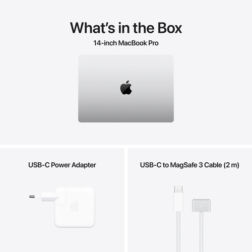 Apple MacBook Pro 14 inch M4 Pro (12 core CPU/16 core GPU) 24GB/512GB Zilver AZERTY