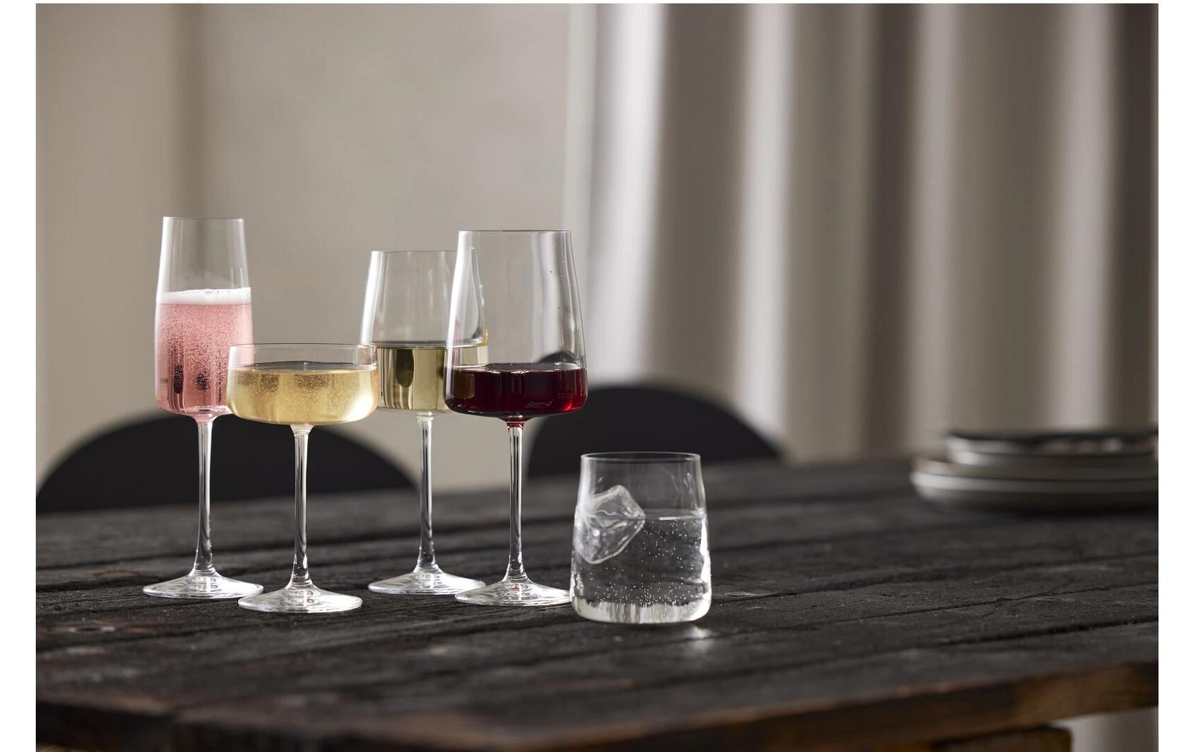 Champagnerglas Zero 4 Stück, 26 clChampagnerschale aus ultraklarem Kristallglas