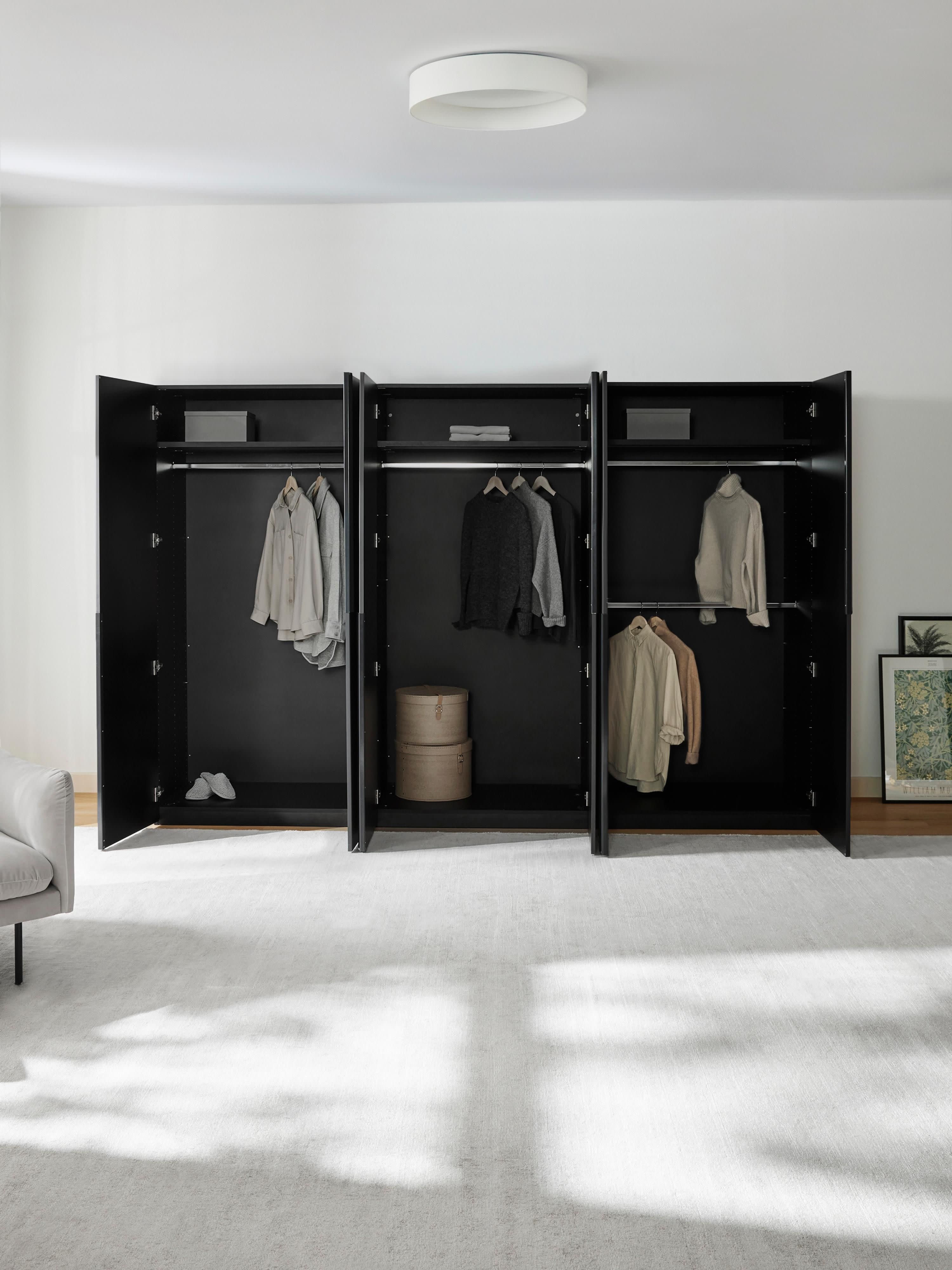 Modulaire draaideurkast Leon, 300 cm breed, diverse varianten