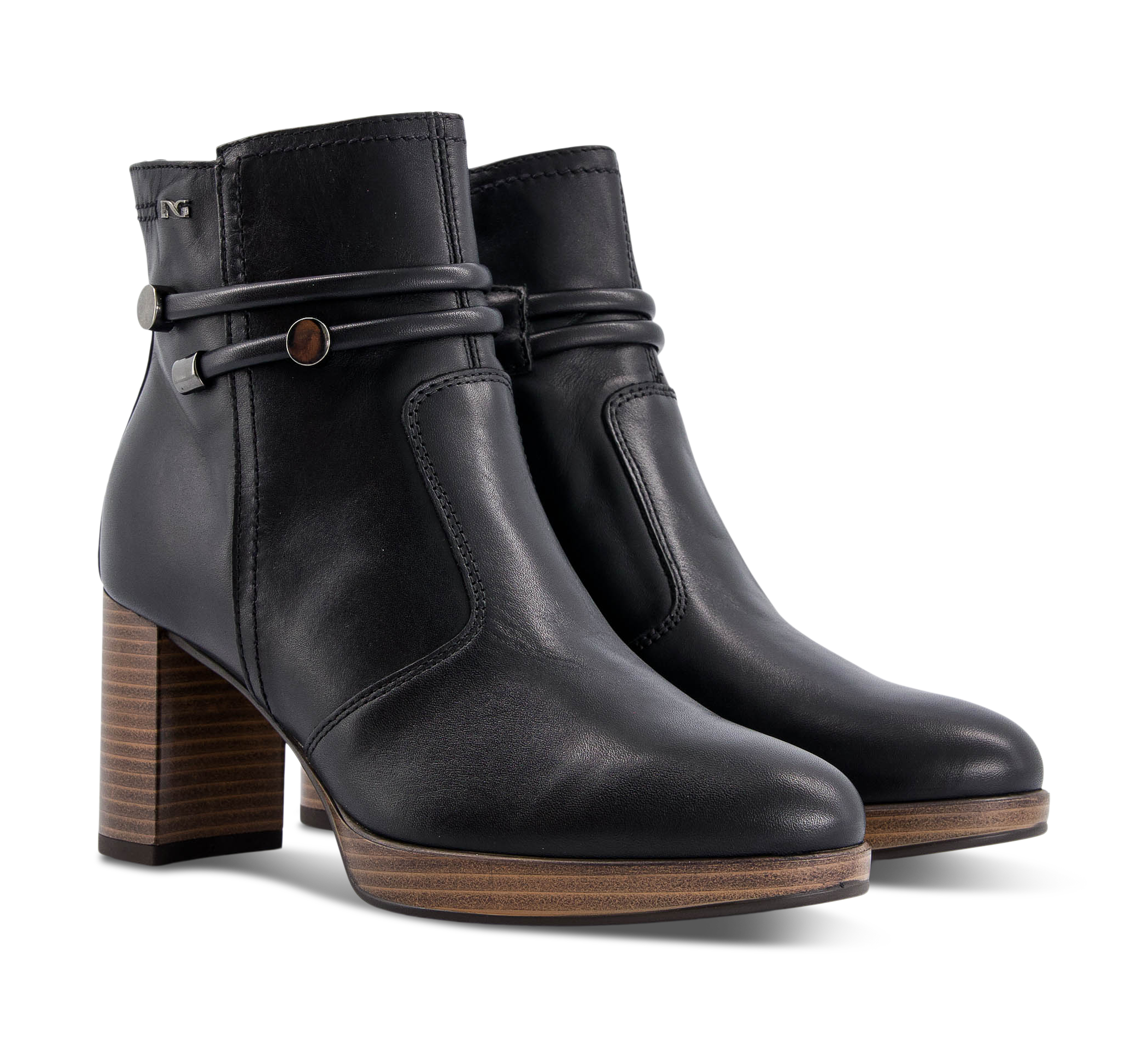 Nero Giardini Klassische Stiefelette schwarz
