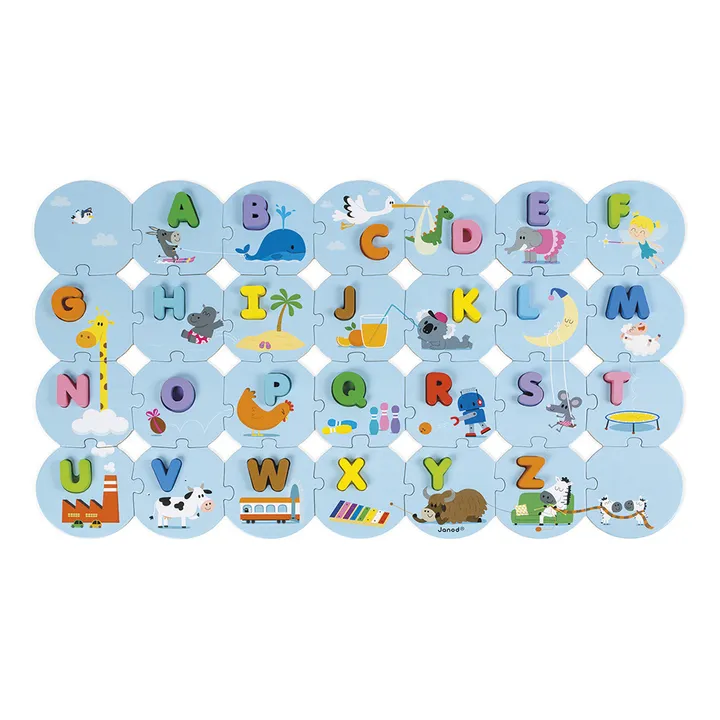 Janod Puzzle J'apprends l'alphabet - 54 pièces