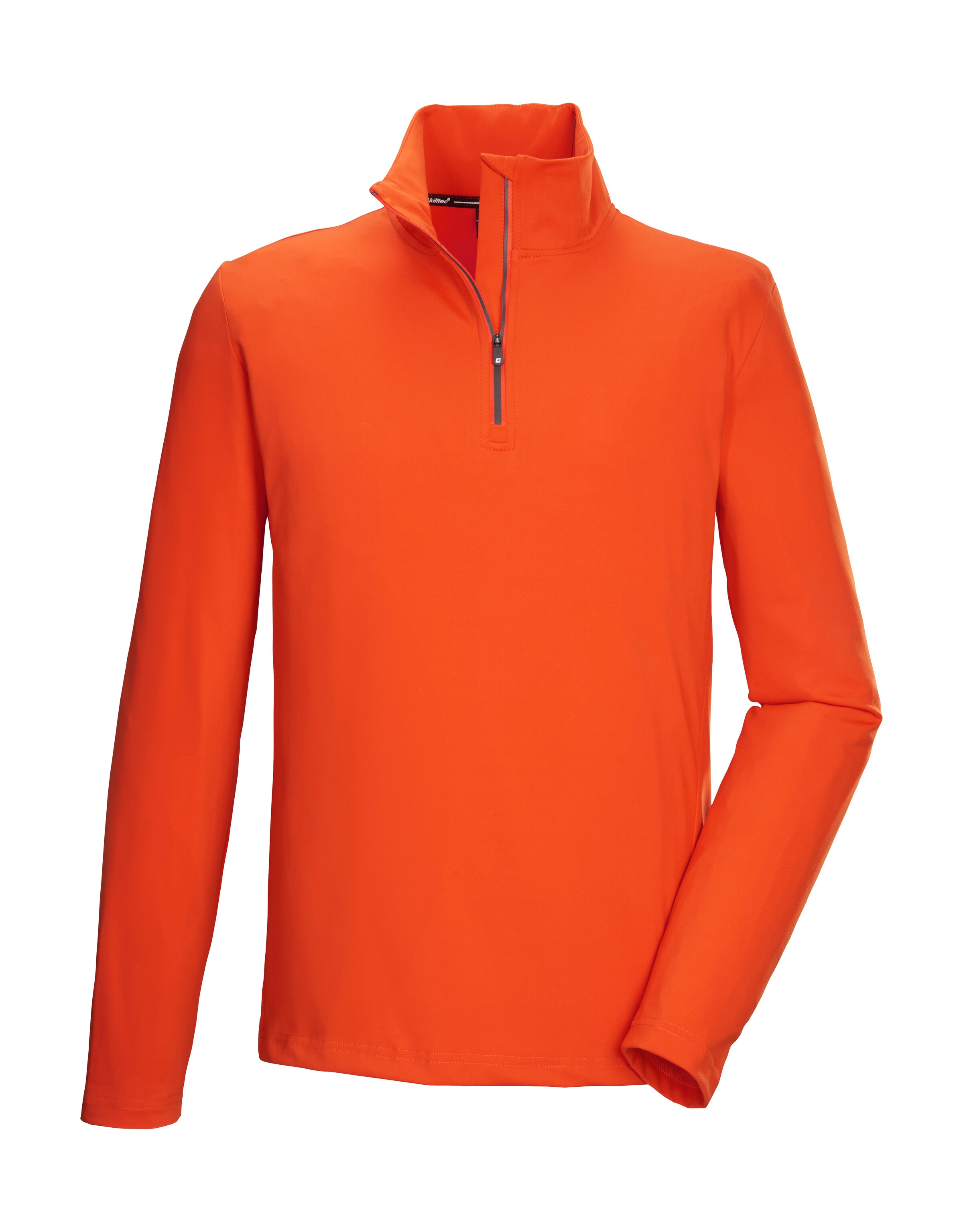 Killtec Langarmshirt »KSW 71 MN FLX SHRT«, Funktionsshirt mit Stehkragen, warm, bequem, Zipper mit Kinnschutz
