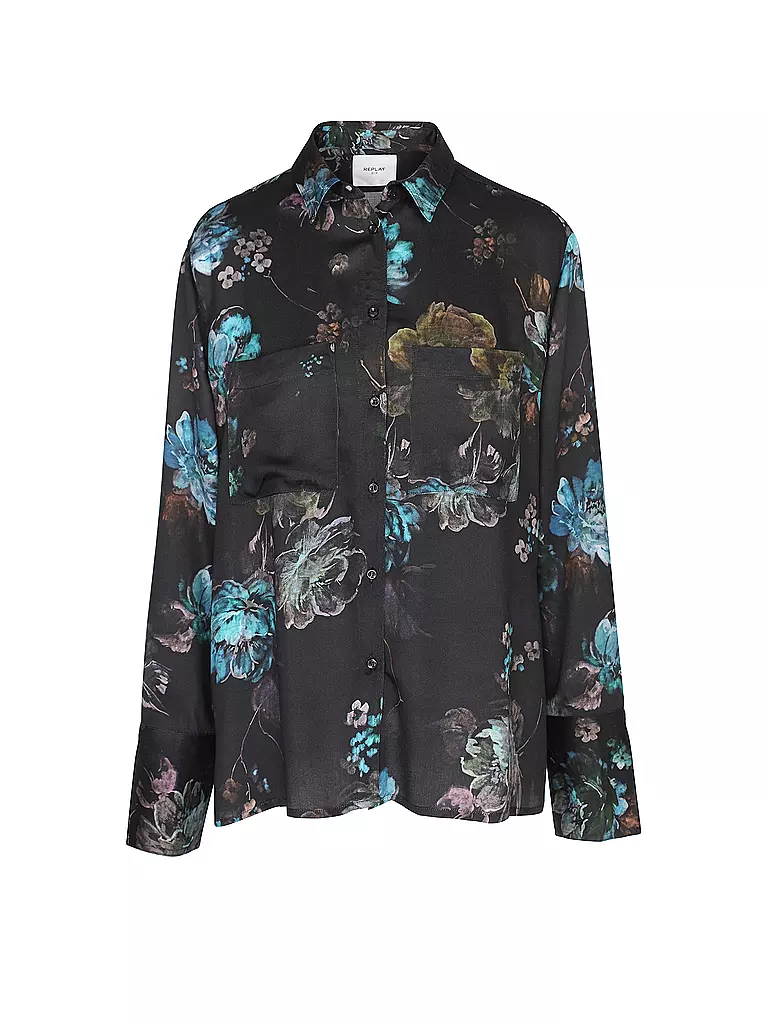 REPLAY Bluse  schwarz