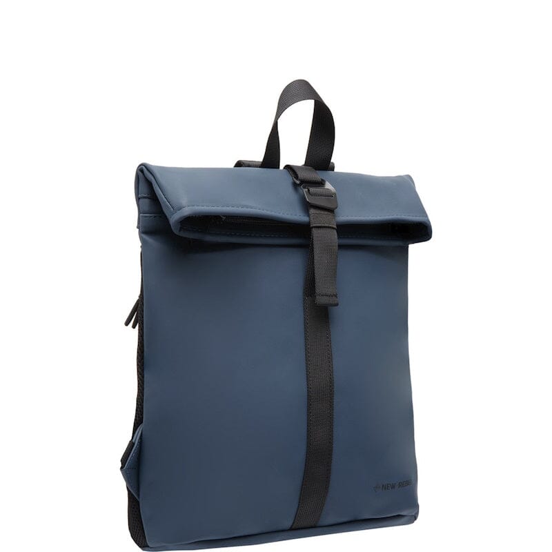 New Rebels Mart S Waterproof Flap Rugzak Navy Blue