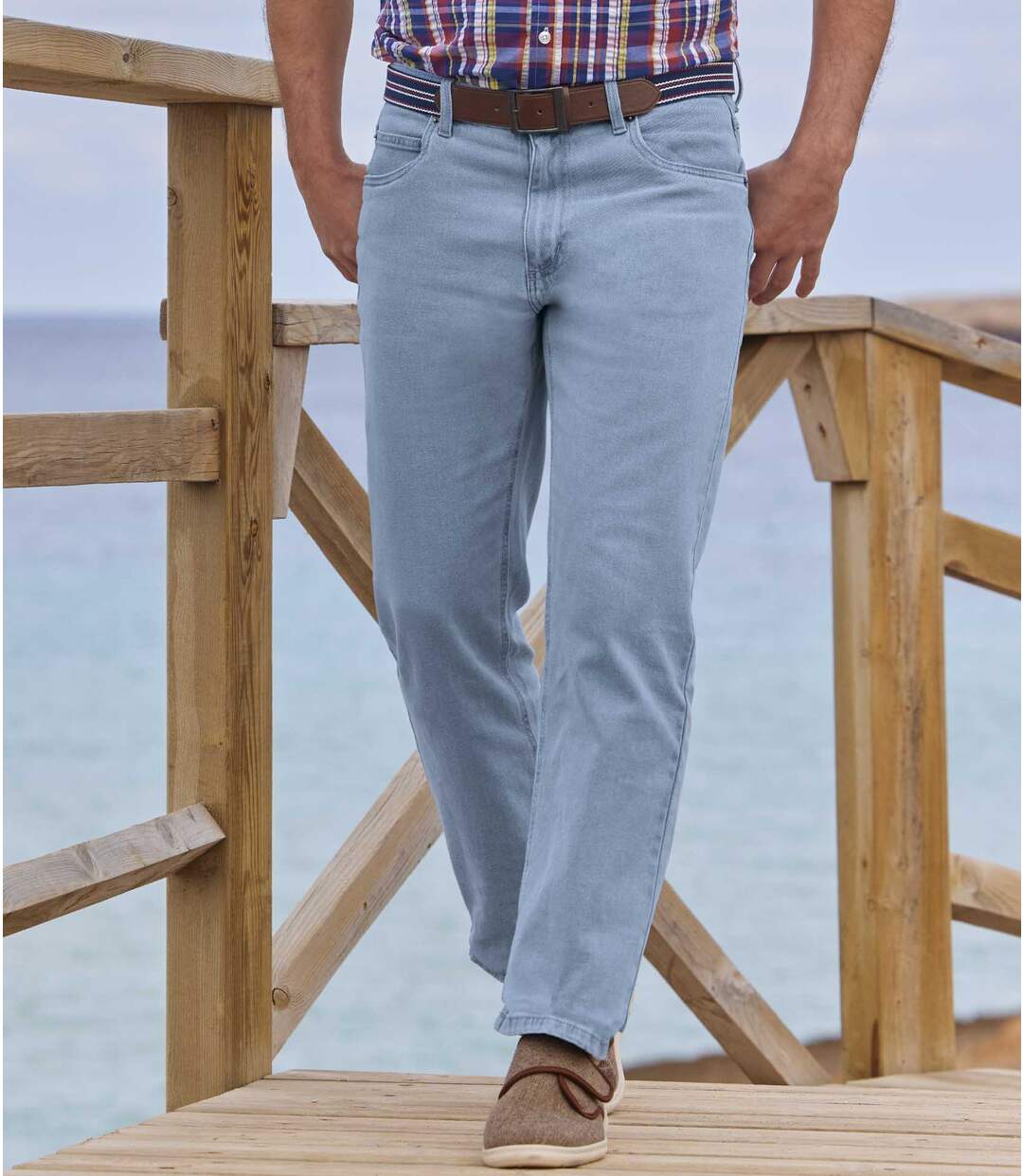 Jean Regular Stretch Bleu Clair