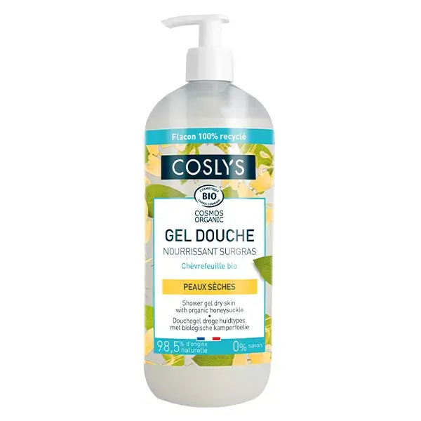 Gel de Banho Nutritivo Extra-Rico Coslys com Madressilva Orgânica 1L