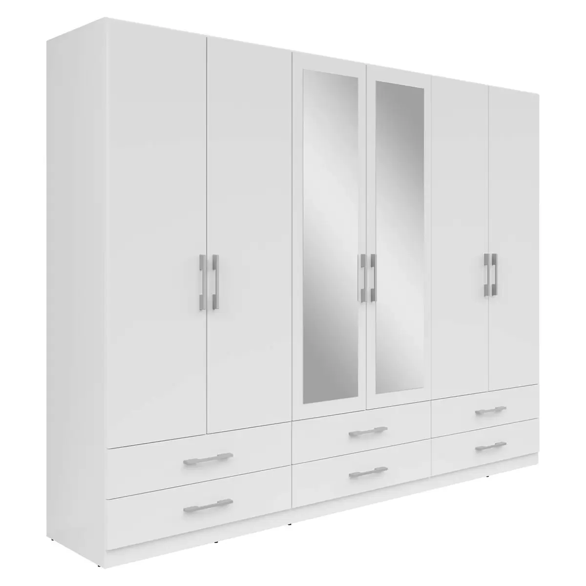 Kleiderschrank 6trg. Herford weiss