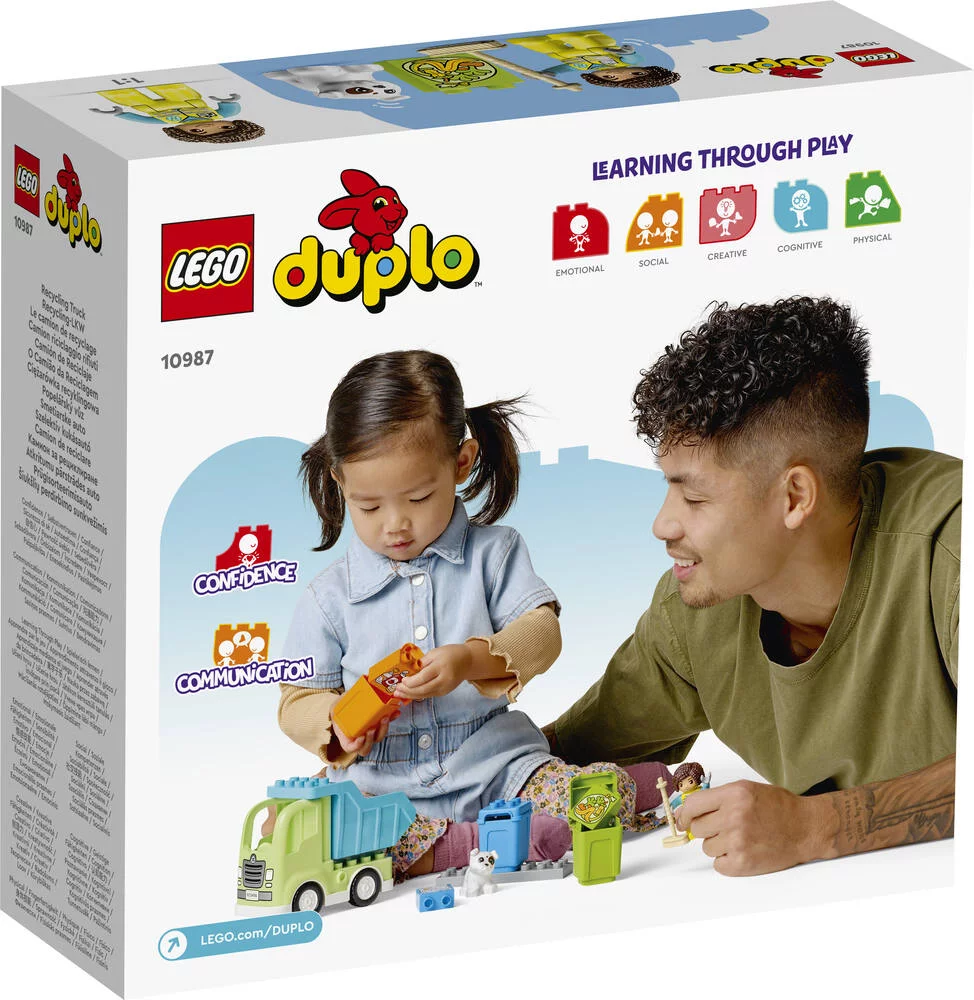 LEGO®DUPLO®MA VILLE 10987 - LE CAMION DE RECYCLAGE