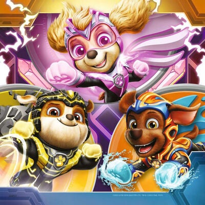 Ravensburger Paw Patrol The Mighty Movie Puslespill 3x49 Brikker