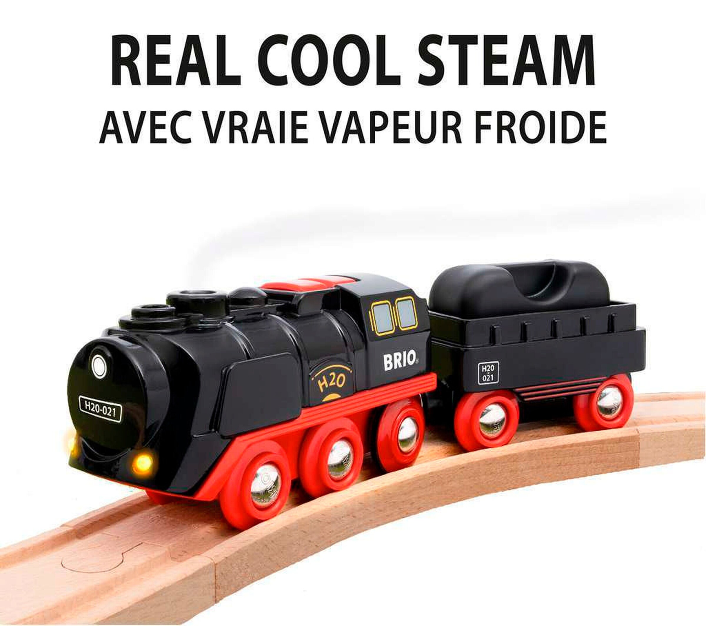 BRIO Batterie-Dampflok Weihnachts-Set