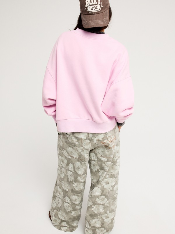 Solar Rush Sweat décontracté Rose Femme