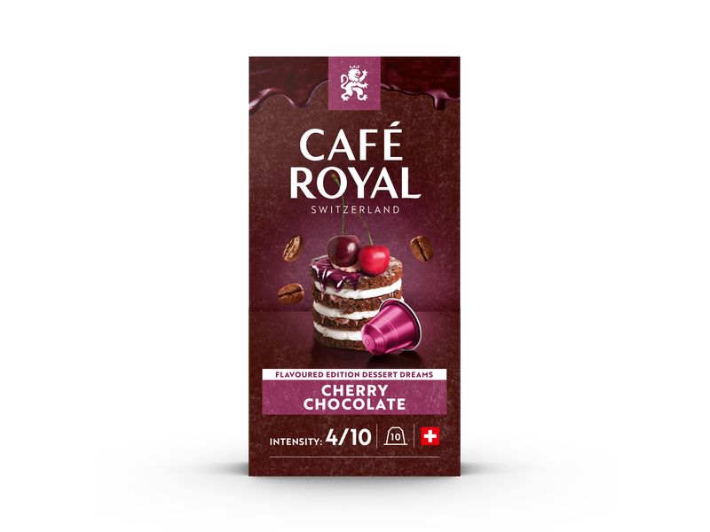 Café Royal Kaffeekapseln für Nespresso Cherry Chocolate 100 Kaffeekapseln für Nespresso Maschinen