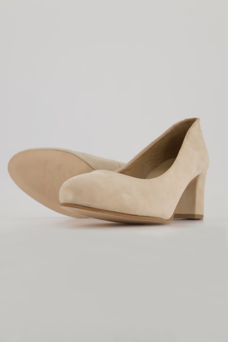 Pumps, Veloursleder, Weite H