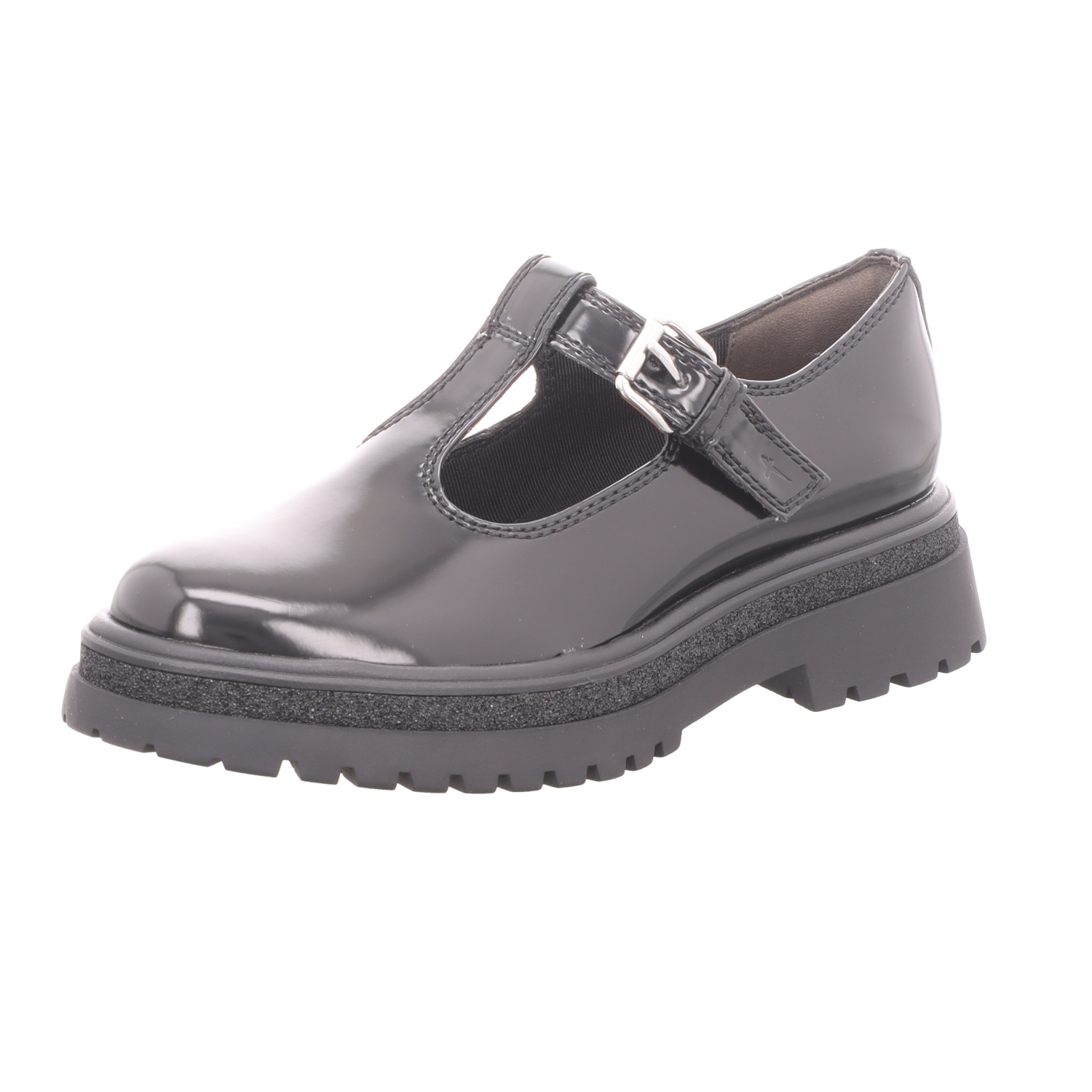 Tamaris Damen-Slipper Schwarz