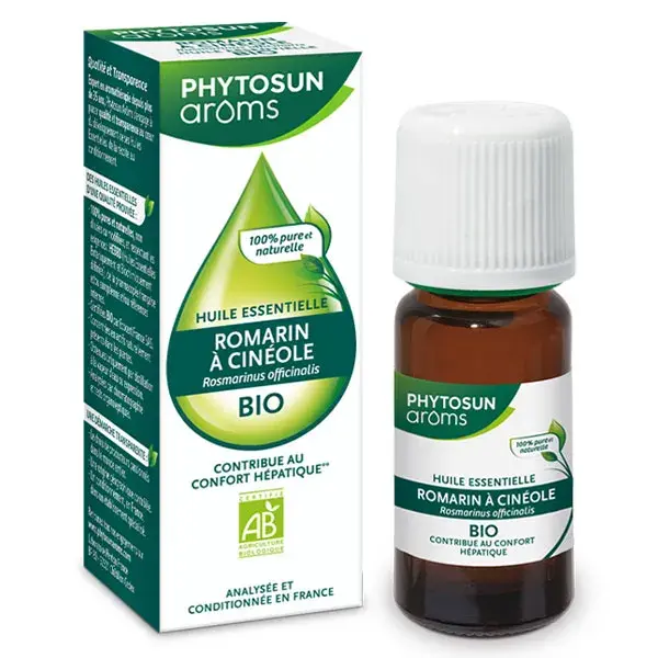 Óleo Essencial de Alecrim Cineol Orgânico Phytosun Arôms 10ml