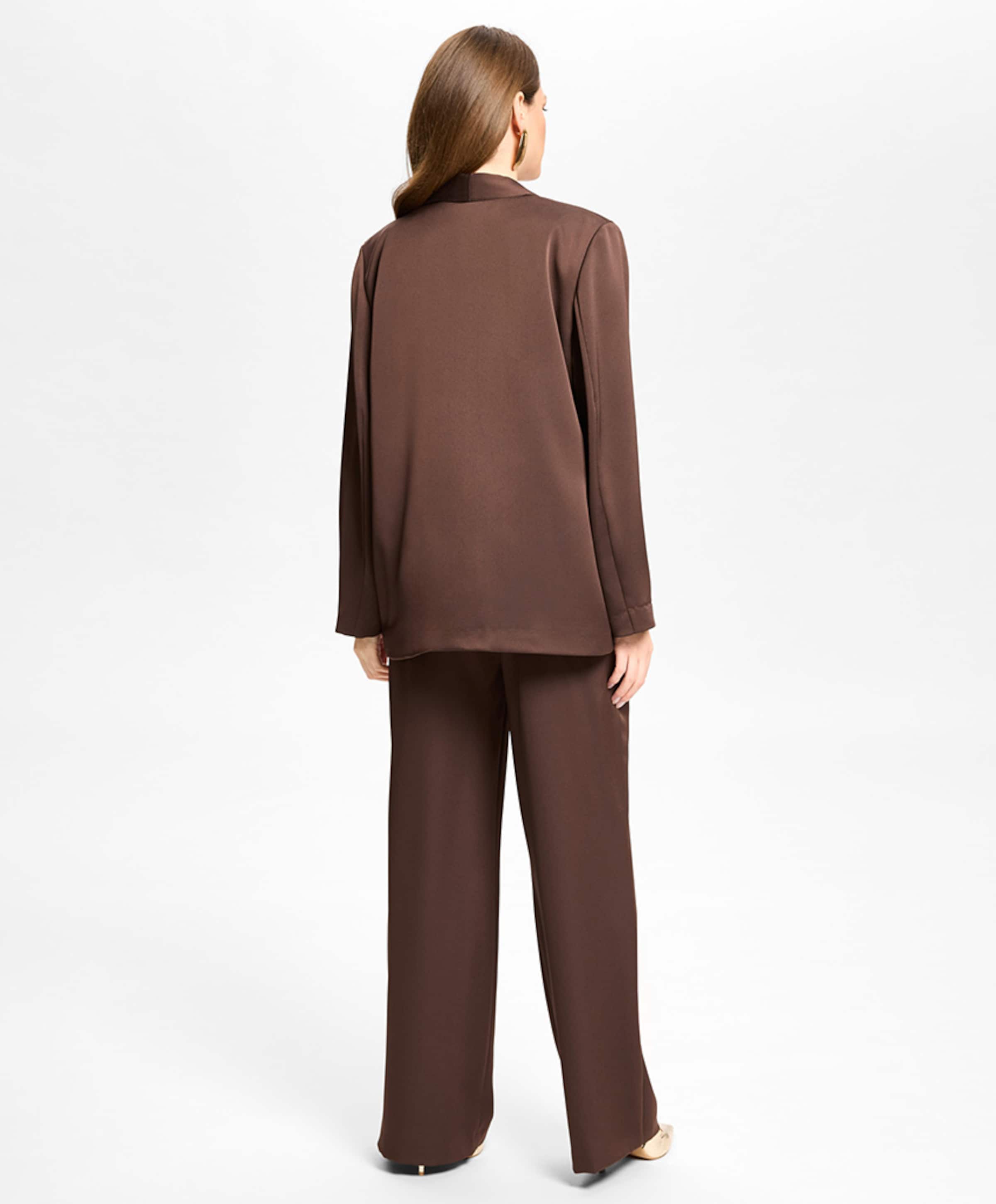 Swing Dames blazer bruin