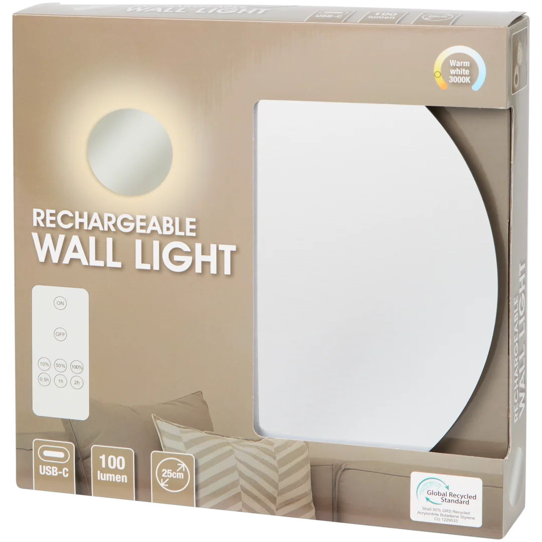 Applique murale rechargeable