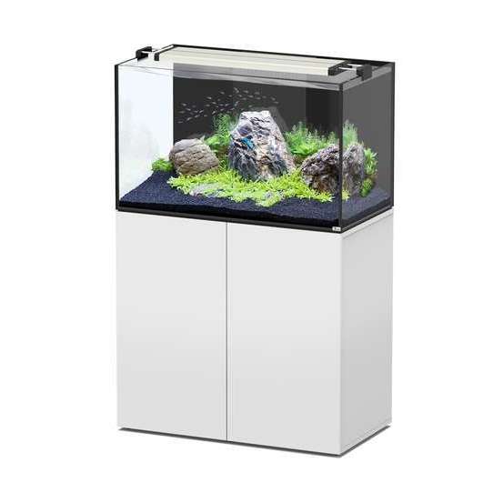 Aquarium avec meuble Aquaview 92 Blanc L.92xP.50xH.55cm