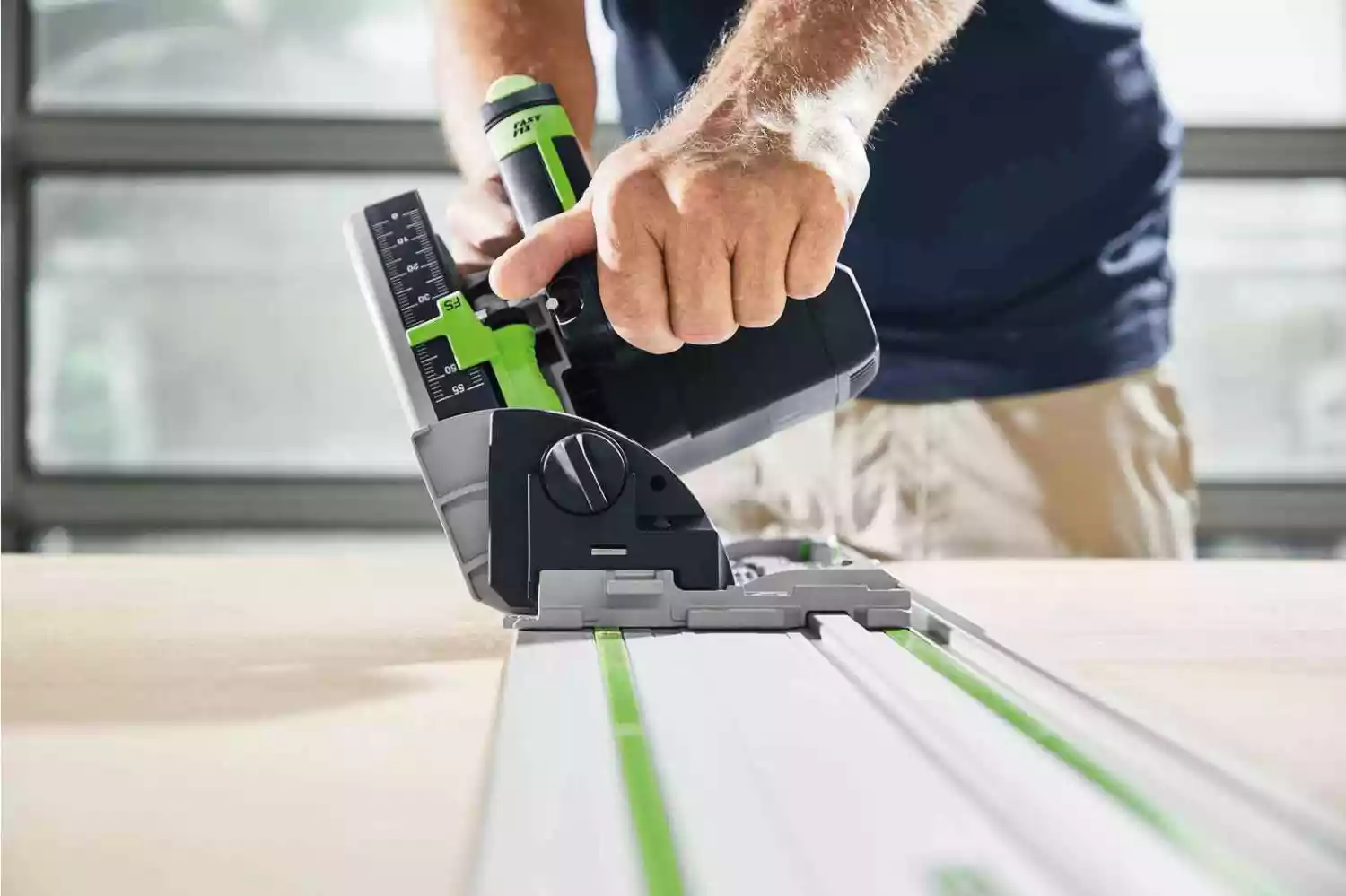 Festool TS 55 FEBQ-Plus Invalcirkelzaagmachine in systainer - 1200W - 160mm