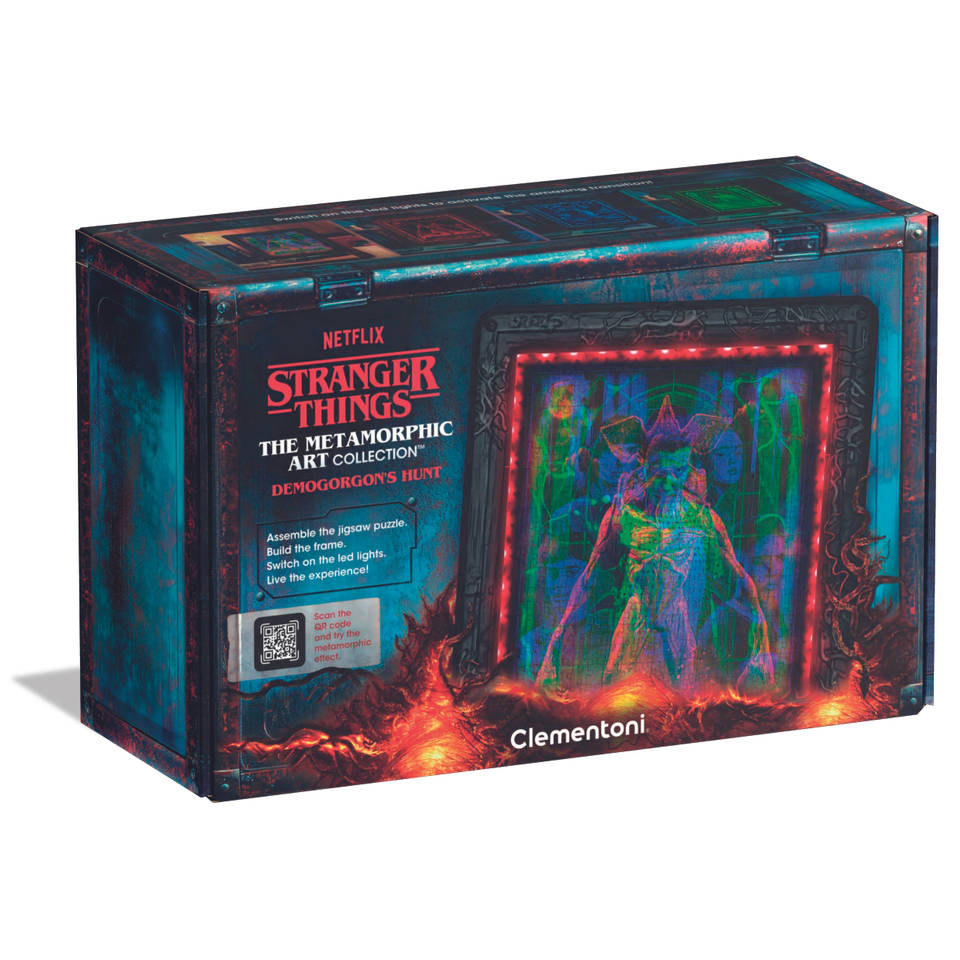 Clementoni Stranger Things Metamorphic Art Collection puzzel Demogorgon - 520 stukjes