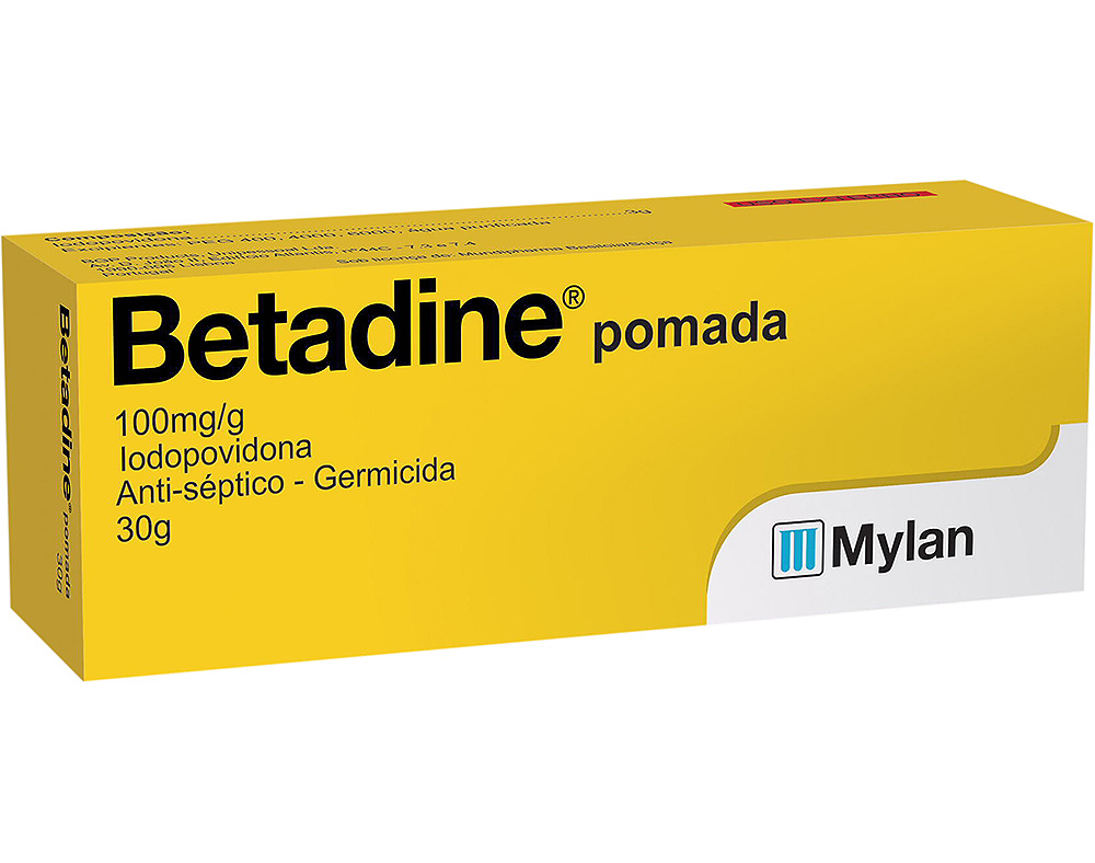 POMADA BETADINE DÉRMICA 100MG/G 30G