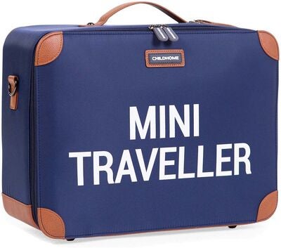 Childhome Mini Traveler Koffert, Navy/White