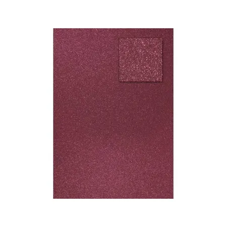 Knorr Prandell Glitterkarton, A4, 200g, weinrot