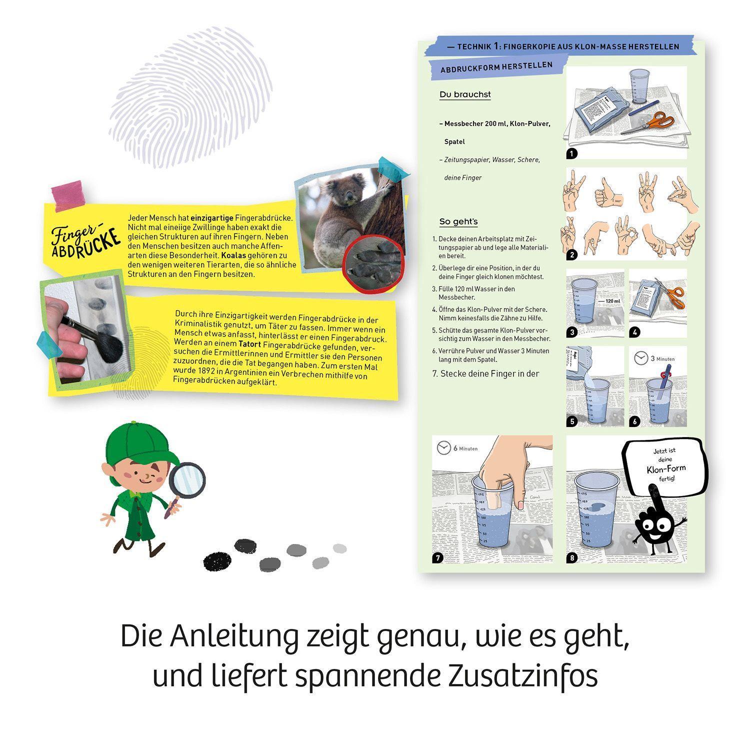 Experimentierkasten: Fun Science – 3D-Fingerabdrücke