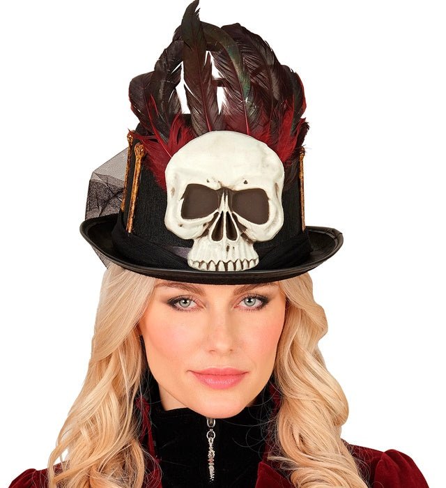 Halloween Hoed Hoog Voodoo En Botten