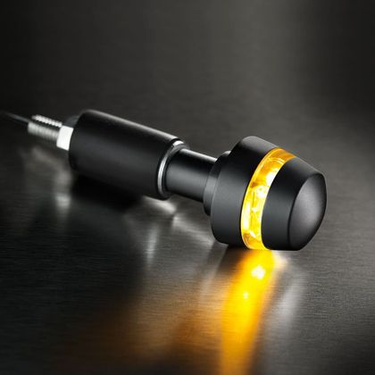 Embouts de guidon Kellermann BL 2000 Dark - Clignotants intégrés Universel - Noir