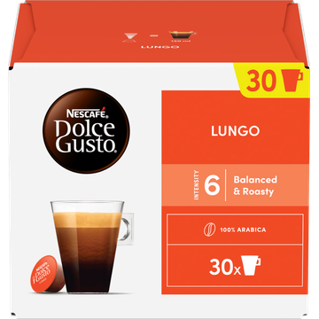 NESCAFÉ Dolce Gusto, Koffiecapsules Lungo, 30 cups, 168 gr