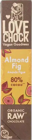 Raw chocolade 80% Almond Fig