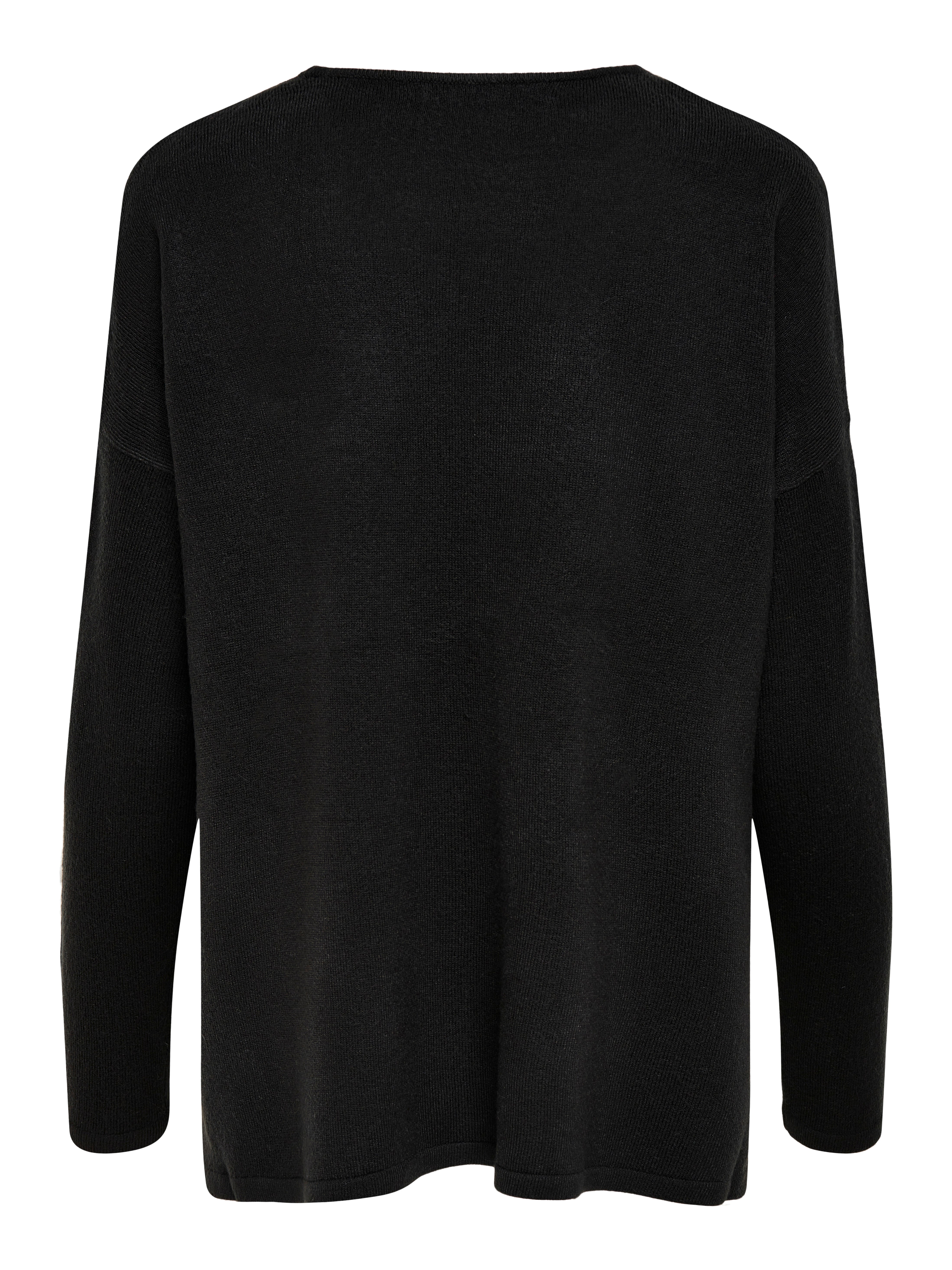 ONLAMALIA Strickpullover Black