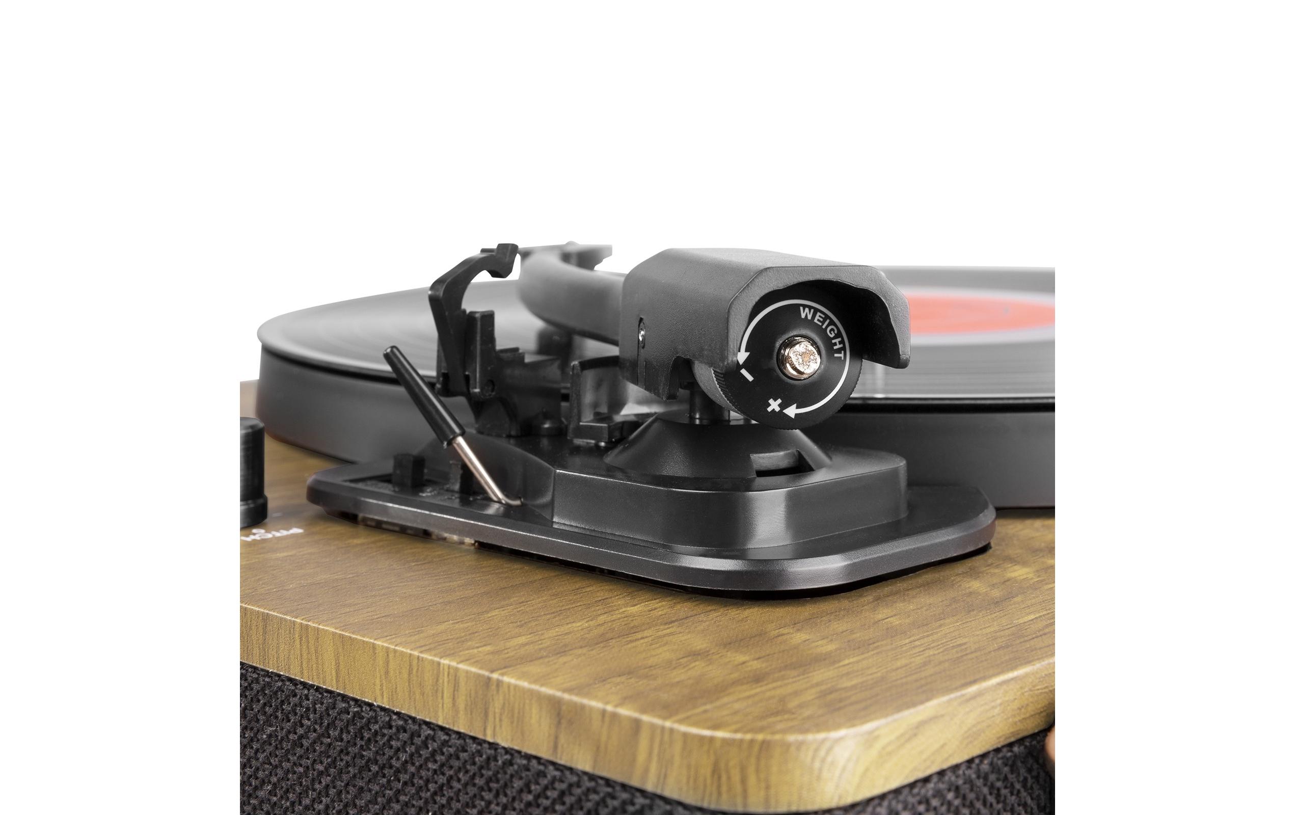 Plattenspieler mit Bluetooth RP162 Hellbraun<br>Hochwertiger Plattenspieler mit Keramik Tonabnehmer