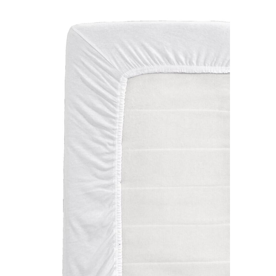 Hoeslaken Jersey - wit - 120x200 cm